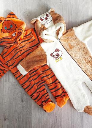 Махровый человечек, комбинезон, кигуруми