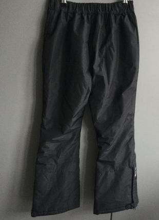 Тёплые штаны btg для мальчика р 152. технологичная ткань premium -tex, молния и резинка внизу штанин2 фото