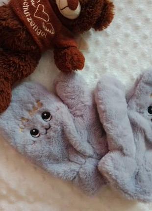 Нові дуже теплі сірі рукавиціcat