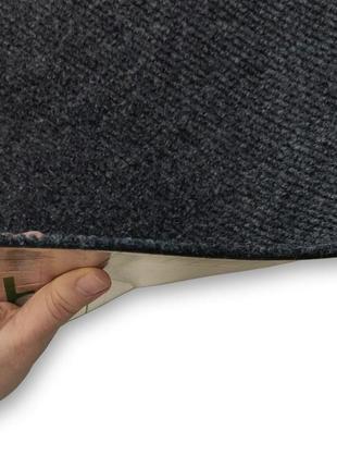 Самоклеящаяся плитка под ковролин, темно-серая, самоклеющийся ковер, 600 х 600мм, 300 х 300мм2 фото