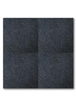 Самоклеящаяся плитка под ковролин, темно-серая, самоклеющийся ковер, 600 х 600мм, 300 х 300мм4 фото