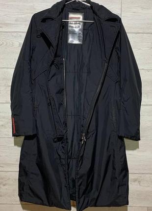 Prada nylon gore-tex vintage tranch женский тренч5 фото