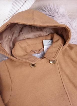 Стильное демисезонное пальто в стиле милитари бренда primark6 фото