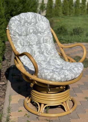 Матрац на крісло гойдалку водовідштовхувальний серія elit flowers