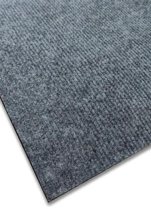 Самоклеюча плитка під ковролін, сіра, самоклейний килим, 600 х 600мм, 300 х 300мм