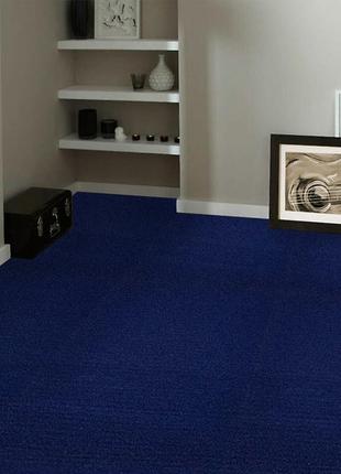 Самоклеящаяся плитка под ковролин, синяя, самоклеющийся ковер 600 х 600мм, 300 х 300мм