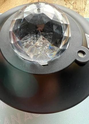 Лампа ночник на поставке звёздное небо-сфера k7905 фото