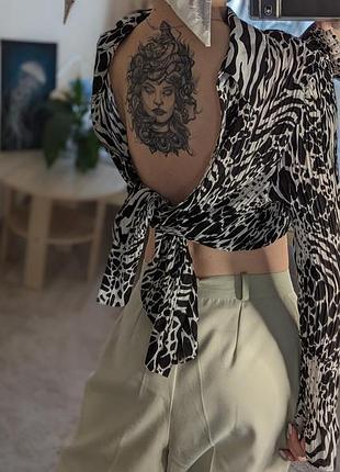 ❤️🦓сорочка-накидка😱🐆леопардова сорочка в зебру🐍👔 зміїний принт зебра🔥леопардовая рубашка блуза 8
