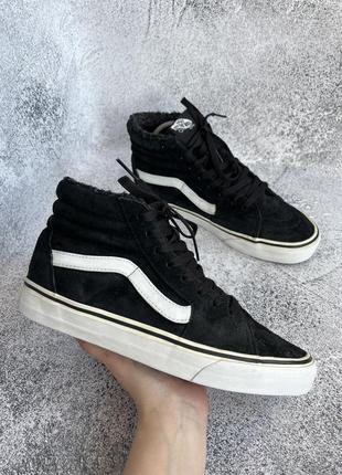 Кроссовки vans теплые