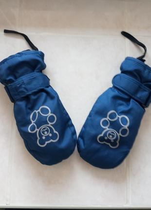 Новые зимние теплые перчатки краги бренда lupilu u9 4-5 eur 104-1101 фото