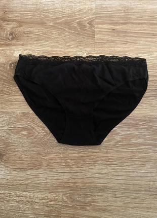 Шикарні, трусики, котонові, базові, в чорному кольорі, від бренду: the lingerie c&a 👌3 фото
