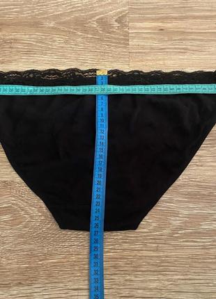 Шикарні, трусики, котонові, базові, в чорному кольорі, від бренду: the lingerie c&a 👌9 фото