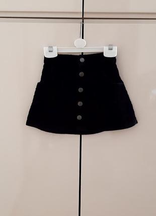 Вільветова спідничка, юбка hema 110 розміру.1 фото