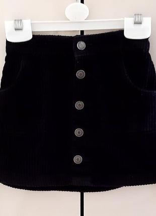Вільветова спідничка, юбка hema 110 розміру.2 фото