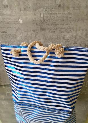 Сумка с блестящей полосой