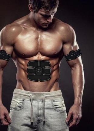 3в1 миостимулятор ems trainer-пояс ems-trainer,тренажер для пресса и бицепса емс5 фото