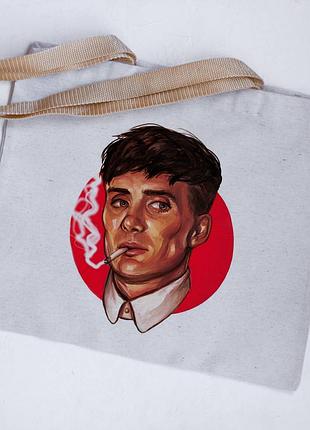 Эко сумка шоппер томас шалби