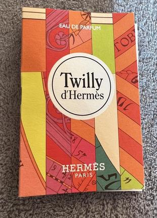 Hermes twilly d`hermes парфюмированная вода пробник