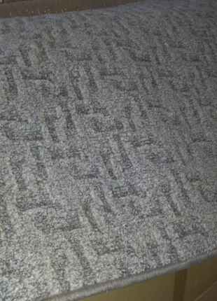 Килим сірий доріжка килимок1 фото
