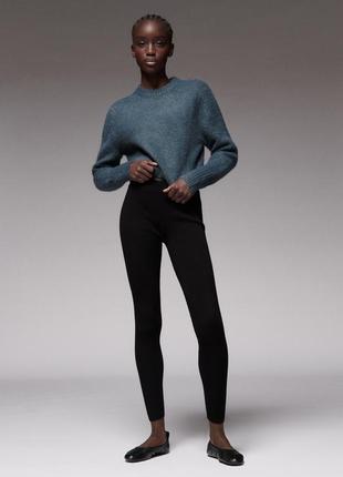 Вкорочений теплий светр zara