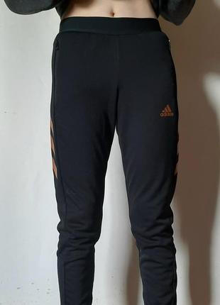 Adidas спортивные штаны черного цвета5 фото