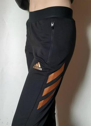 Adidas спортивные штаны черного цвета3 фото