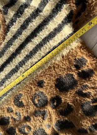 Леопардовый джемпер травка свитер с леопардовым принтом свитер травка only стильный джемпер оверсайз травка6 фото