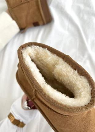 Угги женские, ugg ultra mini camel материал-натуральная замша •размеры : 37-41 обработанные водоотталкивающей жидкостью
