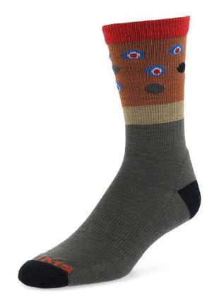 Чоловічі шкарпетки simms daily sock treeline / merino midweight
