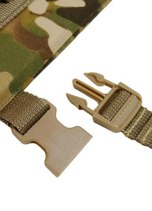 Каремат для сидіння мультикам тактичний складаний військовий килимок каремат сидіння multicam п'ятиточковий9 фото