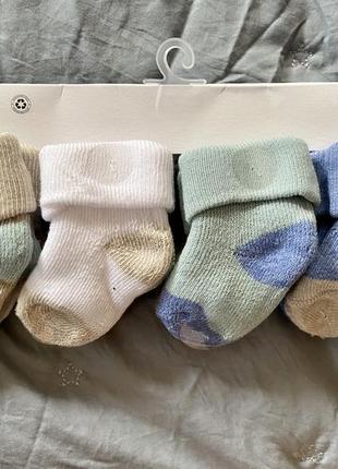 Сша теплые детские носки носки с рождения для новорождённых тёплых набор набор2 фото