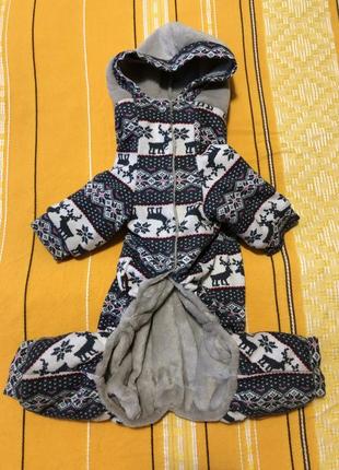 Теплый комбинезон для собачки