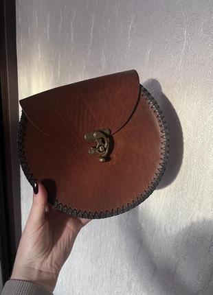 Кожаная сумка-сумка