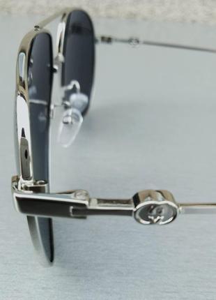 Очки в стиле Barron gucci капли унисекс солнцезащитные зеркальные поляризированые фиолетовые6 фото