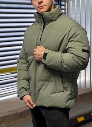 Зимова куртка пуфер утеплений натуральним пухом