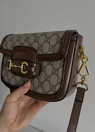 Сумка gucci horsebit 1955 mini bag2 фото