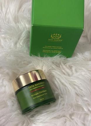 Маска для обличчя tata harper clarifying mask aha&amp;bha 30 ml6 фото