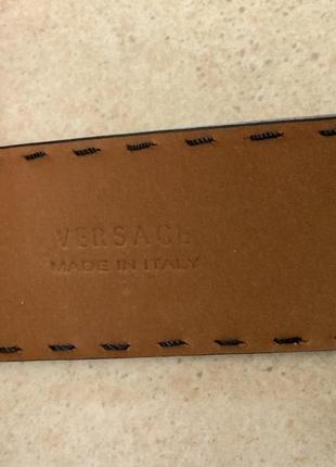 Versace пояс кожаный2 фото