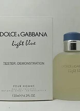 Тестер мужской  dolice & gabbana lightt blue pour homme