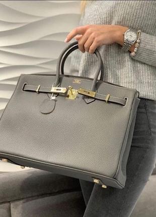 Женская сумка в стиле hermes birkin 35