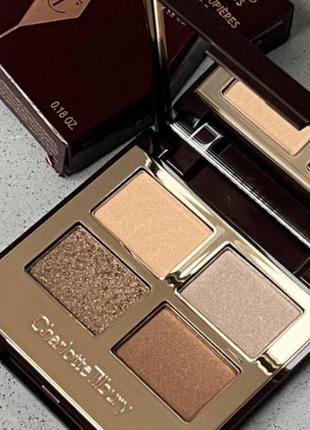 Палетка тіней  charlotte tilbury luxury palette the  golgen goddess