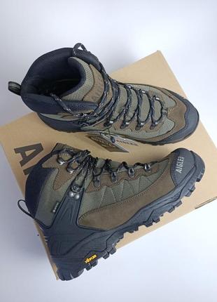 Мембранные кожаные ботинки aigle gore-tex треккинговые туристические охотничьи водонепроницаемые