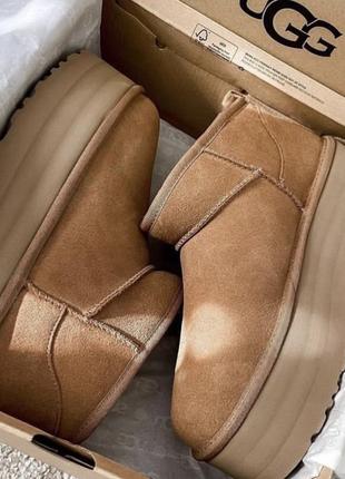 Угги ugg w classic ultra mini platform