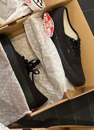 Кеди vans authentic all black