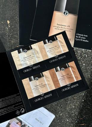 Зразок тонального крему giorgio armani lip luminous silk foundation5 фото