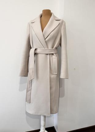 Вовняне пальто zara, розмір s1 фото