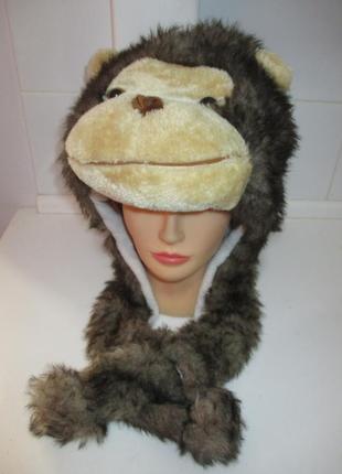 Обезьяна горилла шапка головной убор