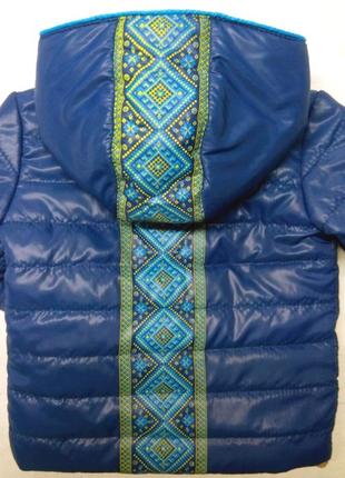 Куртка для мальчика с украинским орнаментом3 фото