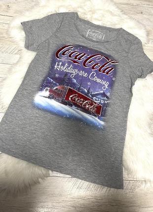 Новогодняя футболка Coca cola1 фото