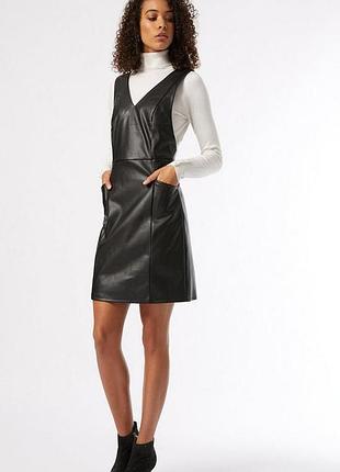 Платье под кожу от dorothy perkins. сарафан под кожу 3xl